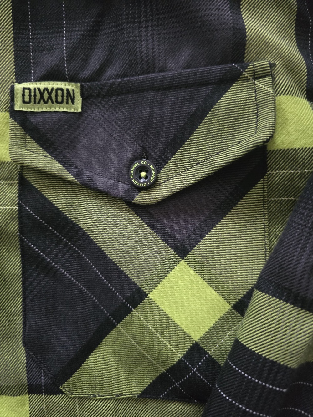 Men’s Size Large Dixxon Flannel Shirt. Dixxon Button Up Shirt. Like New Shirt - Picture 7 of 9